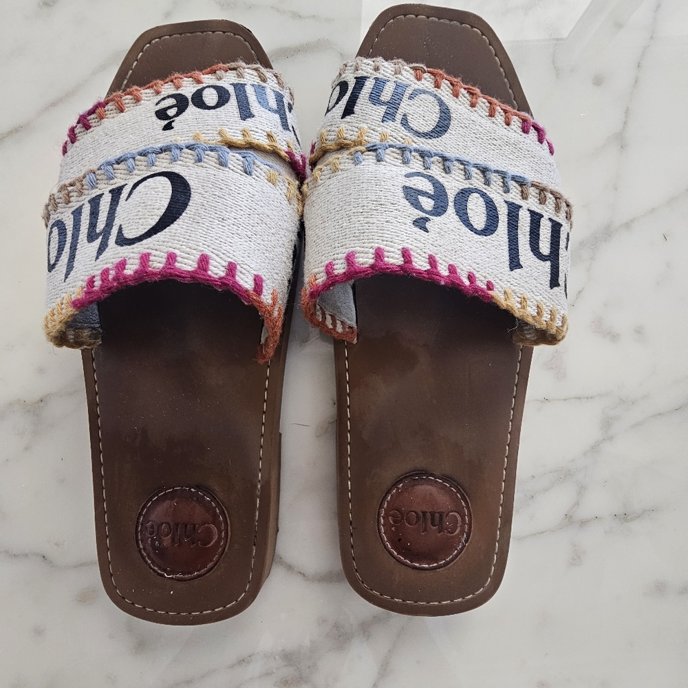 Chloe Woody Slides